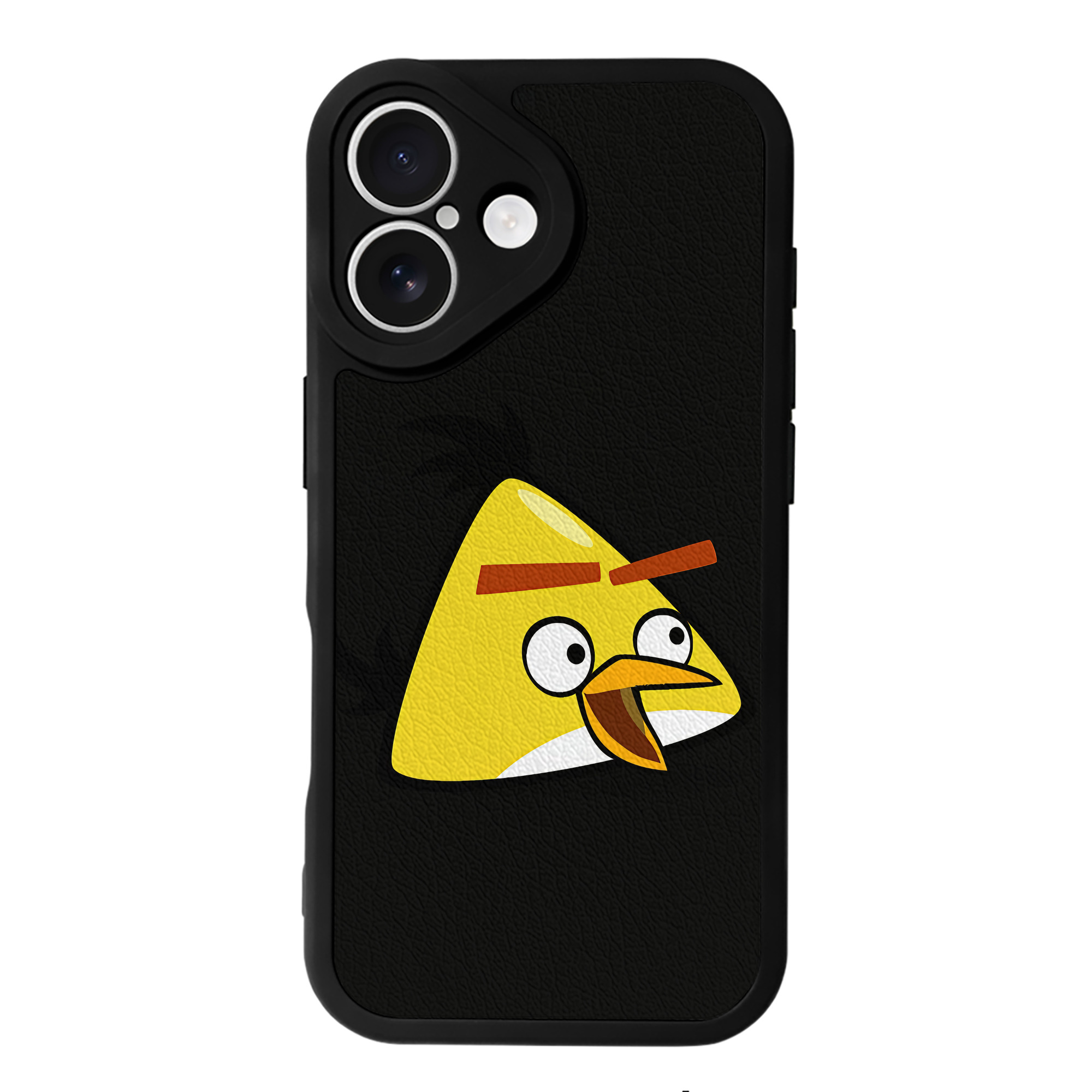 （画像用） Angry Birds アングリーバード 【iPhone 16シリーズ対応】シリコンスマホケース（レザー調） 材質：シリコン